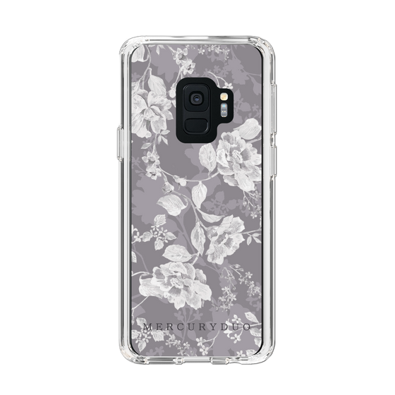 Slim Protection Case［ MERCURYDUO - NuanceFlower -Grey ］