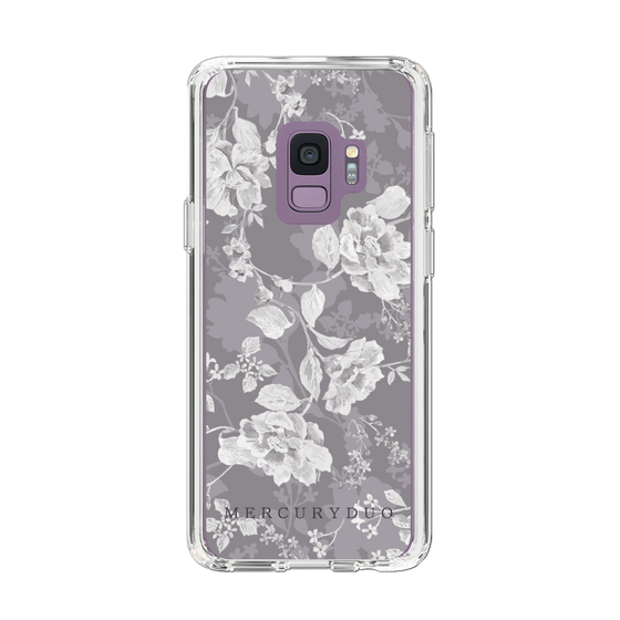 Slim Protection Case［ MERCURYDUO - NuanceFlower -Grey ］