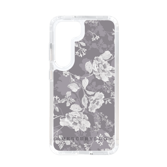 Slim Protection Case［ MERCURYDUO - NuanceFlower -Grey ］