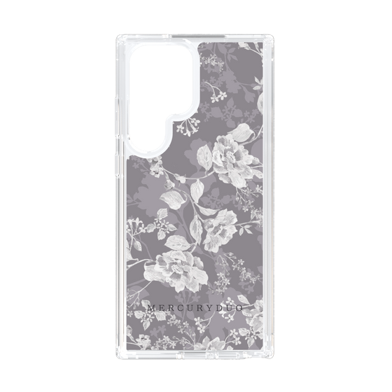 Slim Protection Case［ MERCURYDUO - NuanceFlower -Grey ］