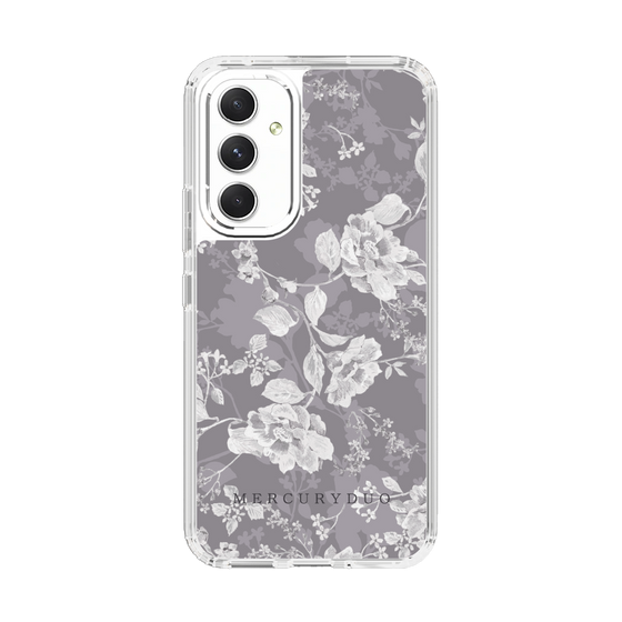 Slim Protection Case［ MERCURYDUO - NuanceFlower -Grey ］