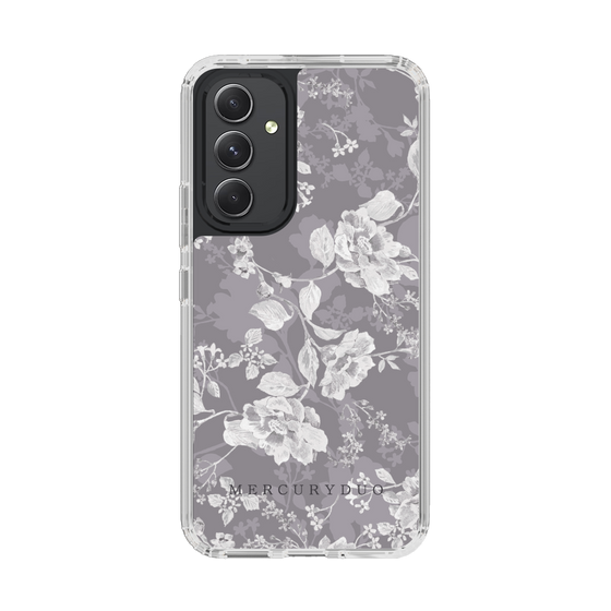 Slim Protection Case［ MERCURYDUO - NuanceFlower -Grey ］