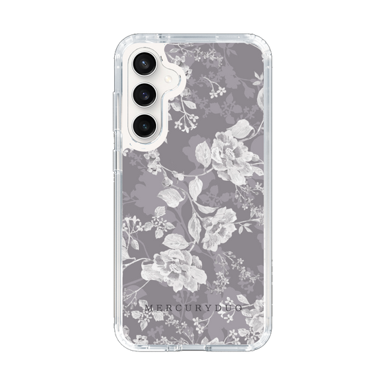 Slim Protection Case［ MERCURYDUO - NuanceFlower -Grey ］