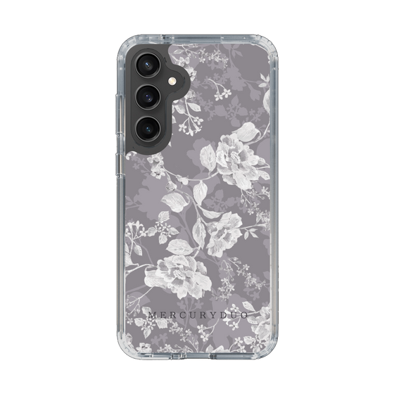 Slim Protection Case［ MERCURYDUO - NuanceFlower -Grey ］