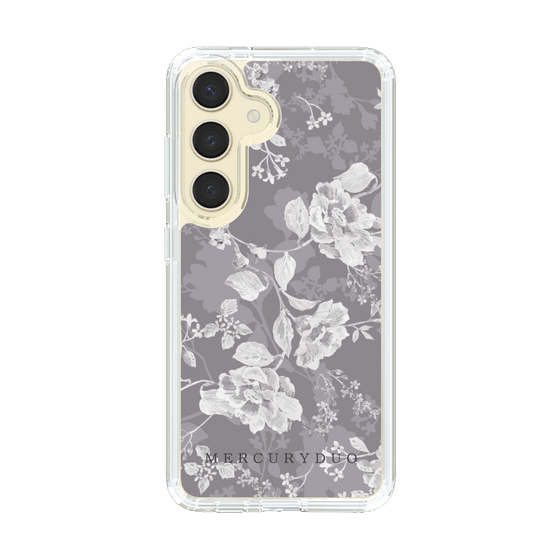 Slim Protection Case［ MERCURYDUO - NuanceFlower -Grey ］