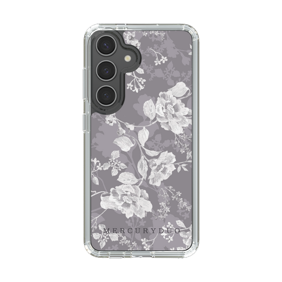 Slim Protection Case［ MERCURYDUO - NuanceFlower -Grey ］