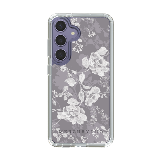 Slim Protection Case［ MERCURYDUO - NuanceFlower -Grey ］
