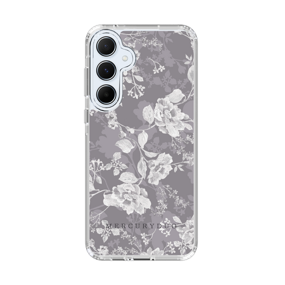Slim Protection Case［ MERCURYDUO - NuanceFlower -Grey ］