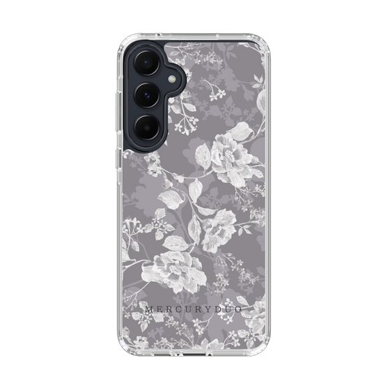 Slim Protection Case［ MERCURYDUO - NuanceFlower -Grey ］
