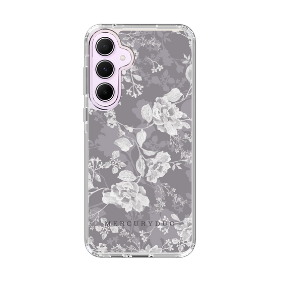 Slim Protection Case［ MERCURYDUO - NuanceFlower -Grey ］