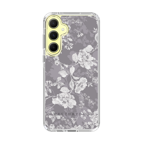Slim Protection Case［ MERCURYDUO - NuanceFlower -Grey ］