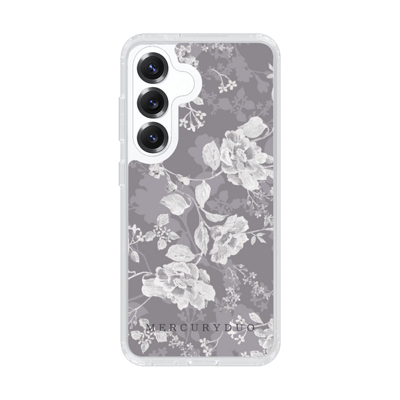 Slim Protection Case［ MERCURYDUO - NuanceFlower -Grey ］