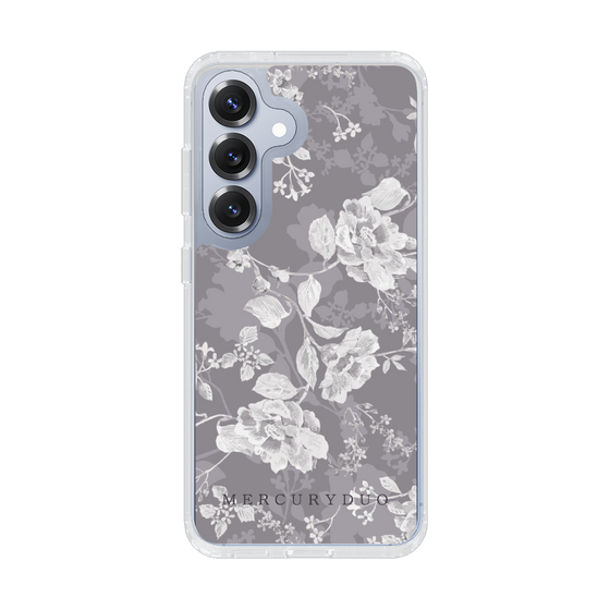 Slim Protection Case［ MERCURYDUO - NuanceFlower -Grey ］