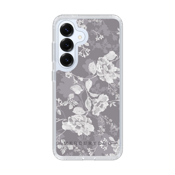 Slim Protection Case［ MERCURYDUO - NuanceFlower -Grey ］
