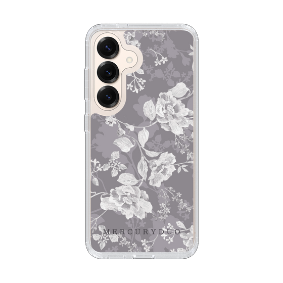 Slim Protection Case［ MERCURYDUO - NuanceFlower -Grey ］
