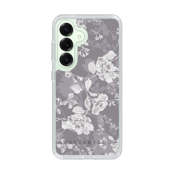 Slim Protection Case［ MERCURYDUO - NuanceFlower -Grey ］