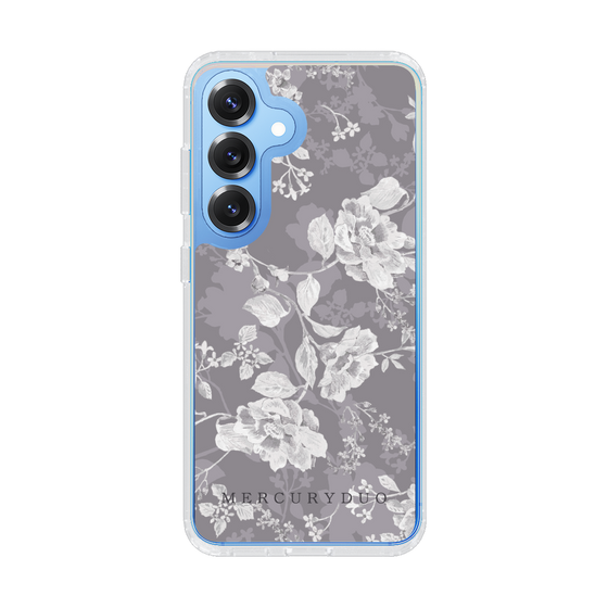 Slim Protection Case［ MERCURYDUO - NuanceFlower -Grey ］