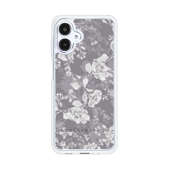 Slim Protection Case［ MERCURYDUO - NuanceFlower -Grey ］