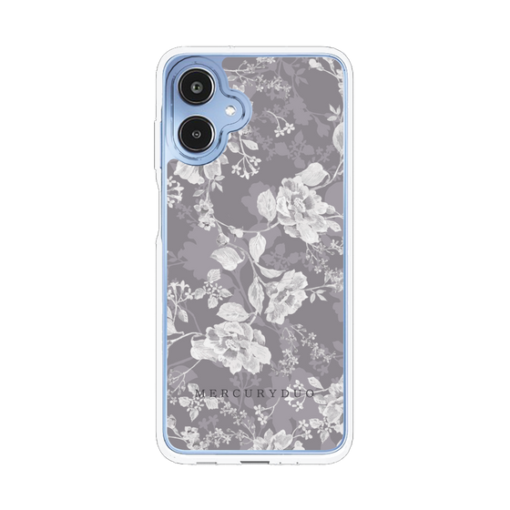Slim Protection Case［ MERCURYDUO - NuanceFlower -Grey ］