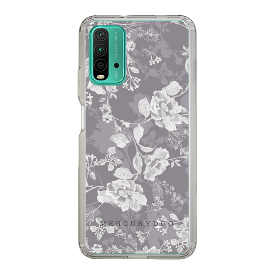 Slim Protection Case［ MERCURYDUO - NuanceFlower -Grey ］