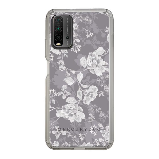 Slim Protection Case［ MERCURYDUO - NuanceFlower -Grey ］