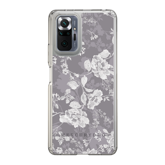 Slim Protection Case［ MERCURYDUO - NuanceFlower -Grey ］