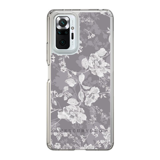Slim Protection Case［ MERCURYDUO - NuanceFlower -Grey ］