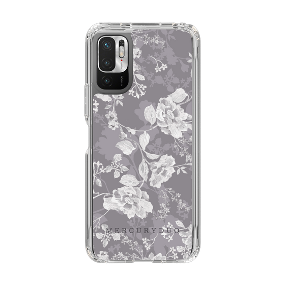 Slim Protection Case［ MERCURYDUO - NuanceFlower -Grey ］