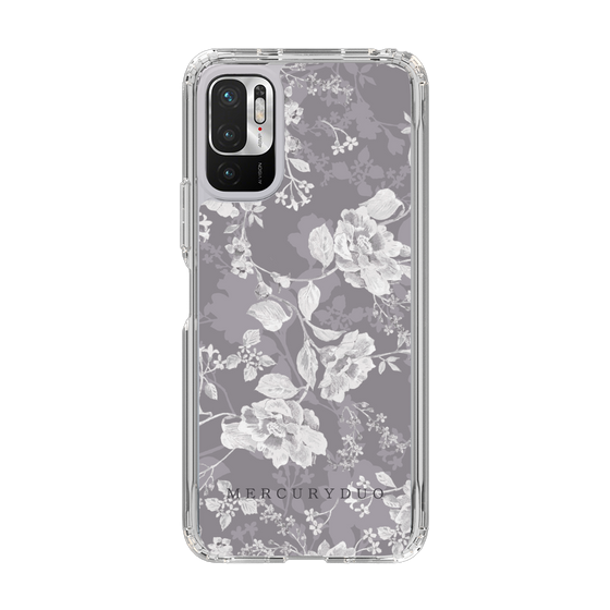 Slim Protection Case［ MERCURYDUO - NuanceFlower -Grey ］