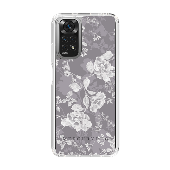 Slim Protection Case［ MERCURYDUO - NuanceFlower -Grey ］