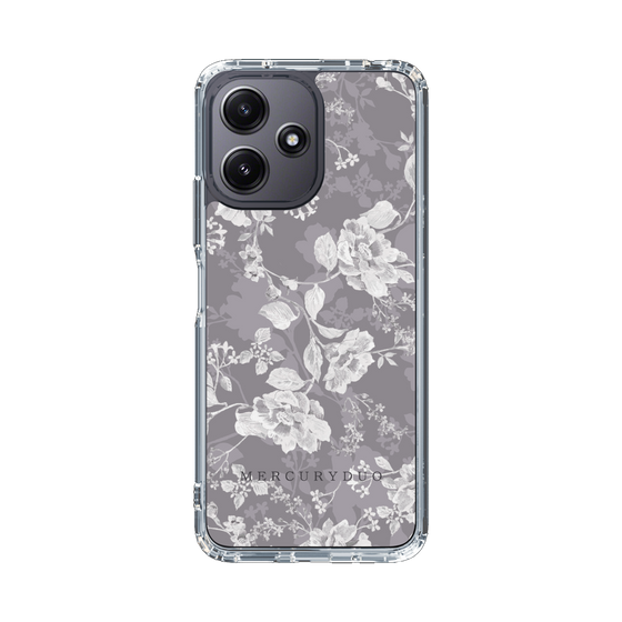 Slim Protection Case［ MERCURYDUO - NuanceFlower -Grey ］