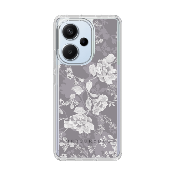 Slim Protection Case［ MERCURYDUO - NuanceFlower -Grey ］