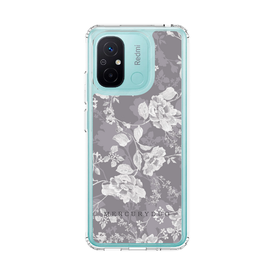 Slim Protection Case［ MERCURYDUO - NuanceFlower -Grey ］