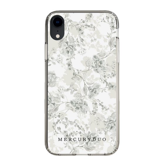 Slim Protection Case［ MERCURYDUO - NuanceFlower - White ］