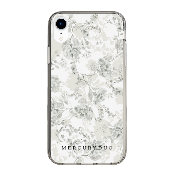 Slim Protection Case［ MERCURYDUO - NuanceFlower - White ］