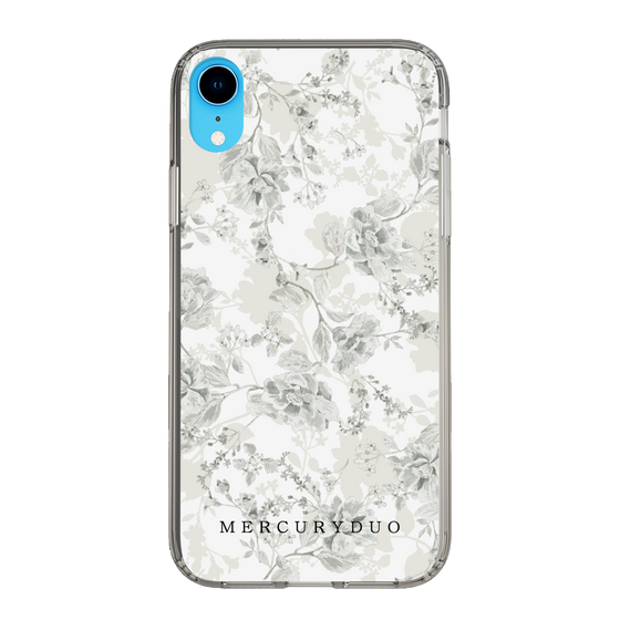 Slim Protection Case［ MERCURYDUO - NuanceFlower - White ］
