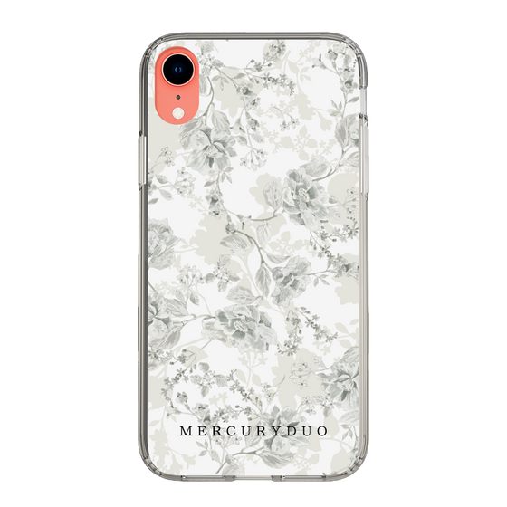 Slim Protection Case［ MERCURYDUO - NuanceFlower - White ］