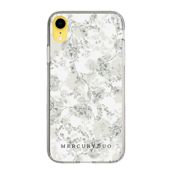 Slim Protection Case［ MERCURYDUO - NuanceFlower - White ］