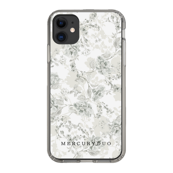 Slim Protection Case［ MERCURYDUO - NuanceFlower - White ］