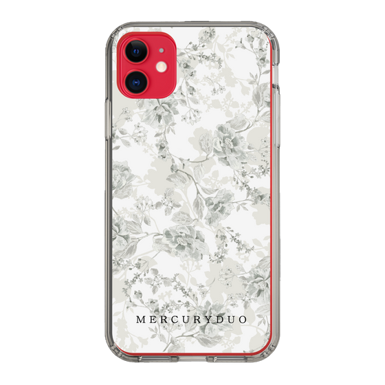 Slim Protection Case［ MERCURYDUO - NuanceFlower - White ］