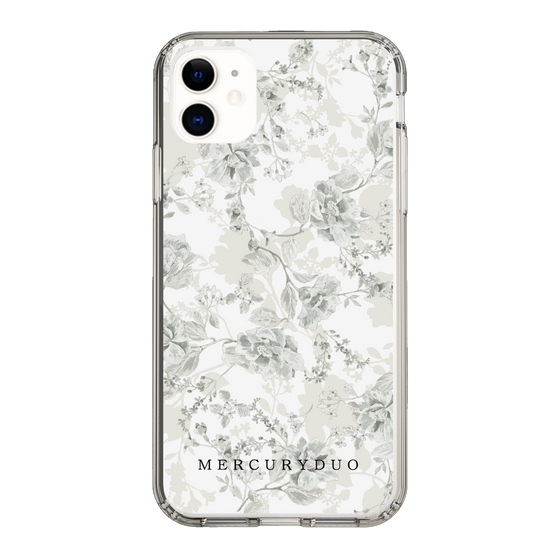 Slim Protection Case［ MERCURYDUO - NuanceFlower - White ］