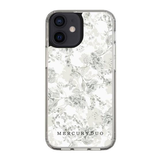 Slim Protection Case［ MERCURYDUO - NuanceFlower - White ］