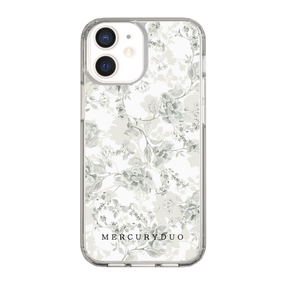 Slim Protection Case［ MERCURYDUO - NuanceFlower - White ］