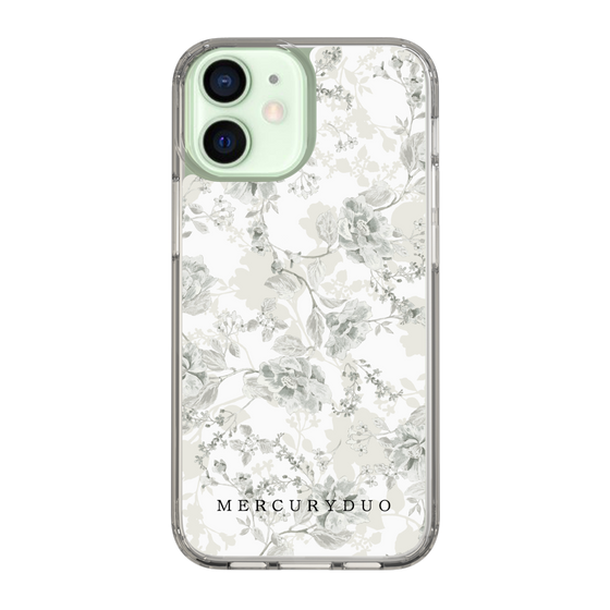 Slim Protection Case［ MERCURYDUO - NuanceFlower - White ］