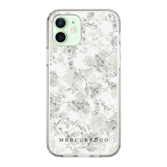Slim Protection Case［ MERCURYDUO - NuanceFlower - White ］