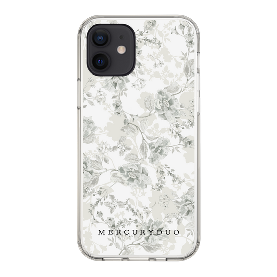 Slim Protection Case［ MERCURYDUO - NuanceFlower - White ］
