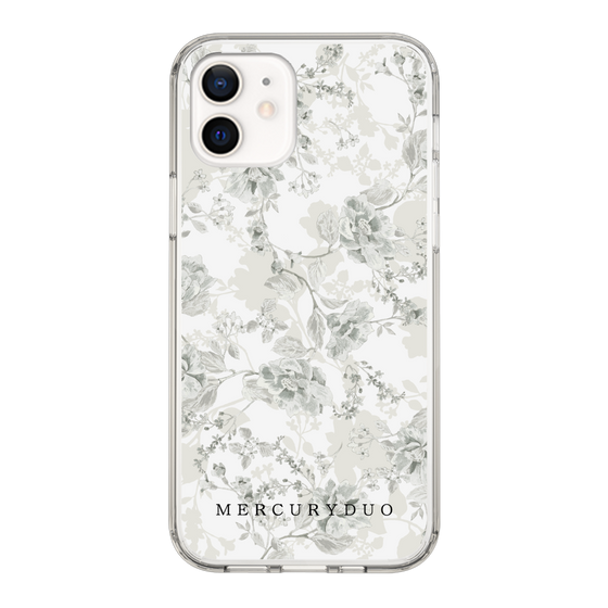 Slim Protection Case［ MERCURYDUO - NuanceFlower - White ］