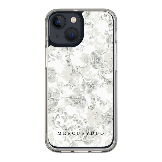 Slim Protection Case［ MERCURYDUO - NuanceFlower - White ］