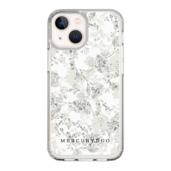 Slim Protection Case［ MERCURYDUO - NuanceFlower - White ］