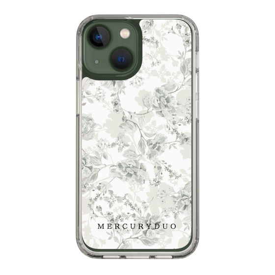 Slim Protection Case［ MERCURYDUO - NuanceFlower - White ］
